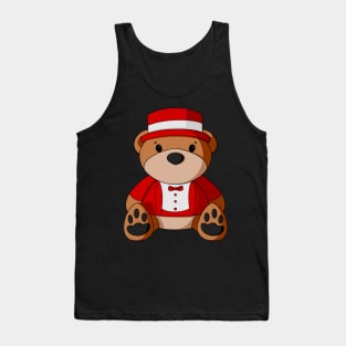 Circus Ringmaster Teddy Bear Tank Top